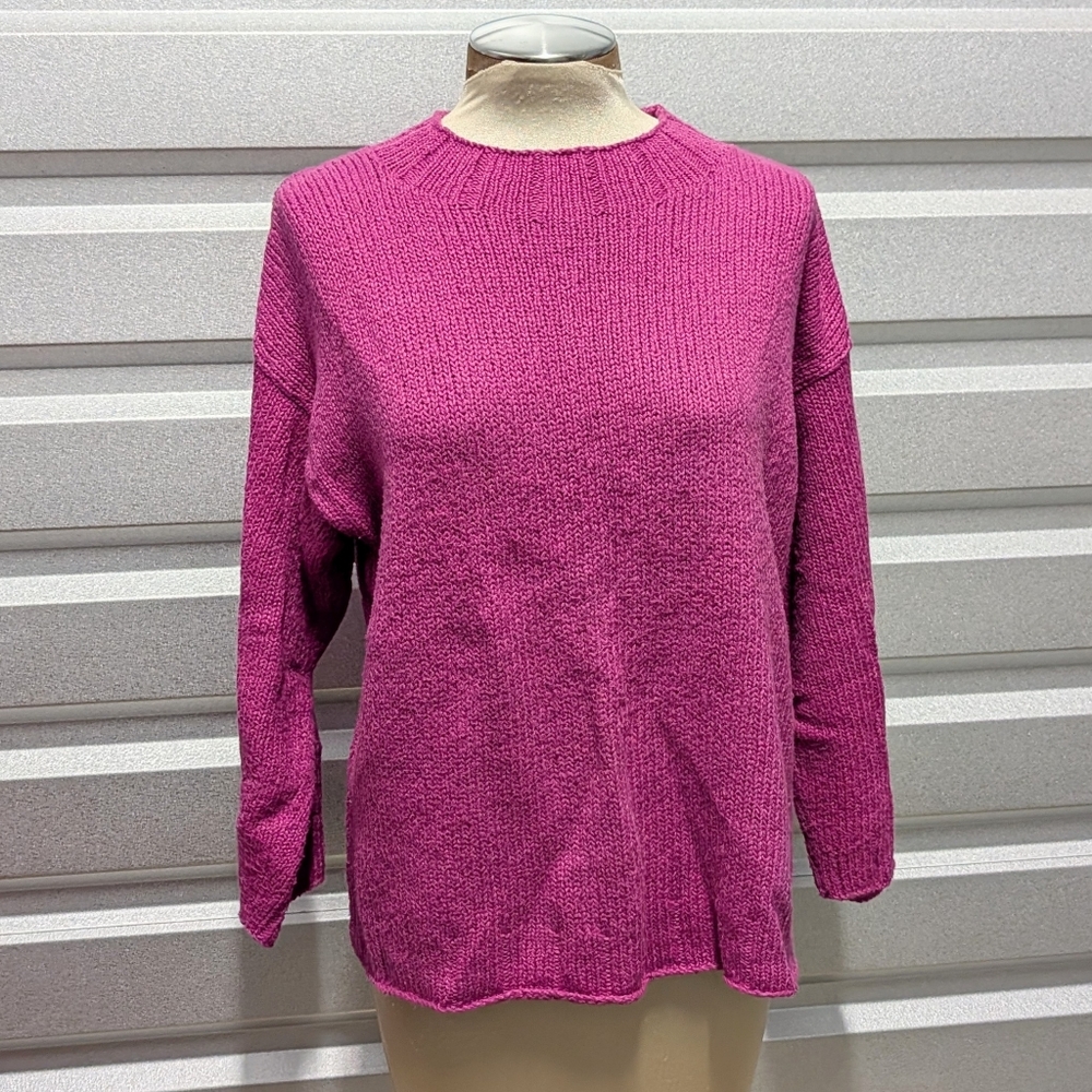 pink IRIDIUM hand loomed peru cotton M L